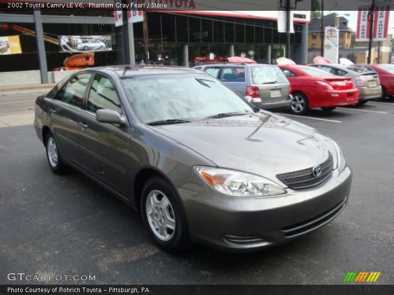 Phantom Gray Pearl / Stone 2002 Toyota Camry LE V6