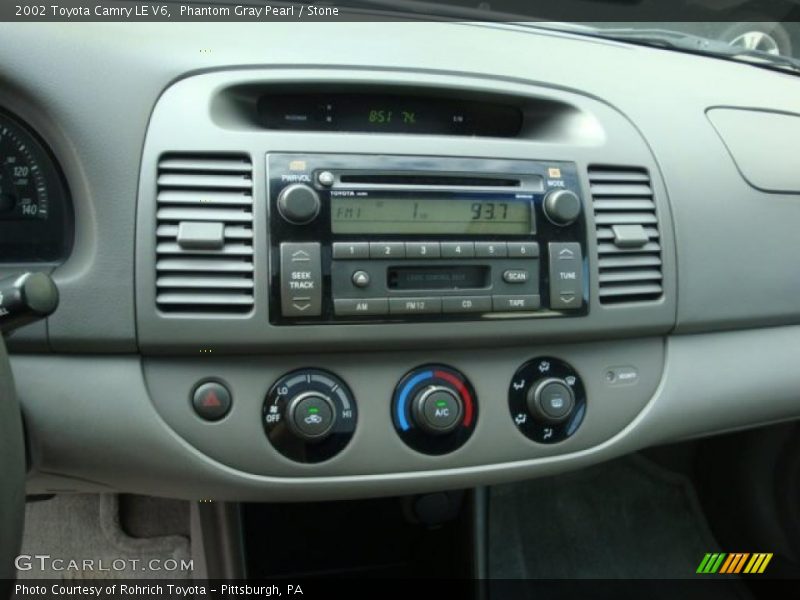 Phantom Gray Pearl / Stone 2002 Toyota Camry LE V6