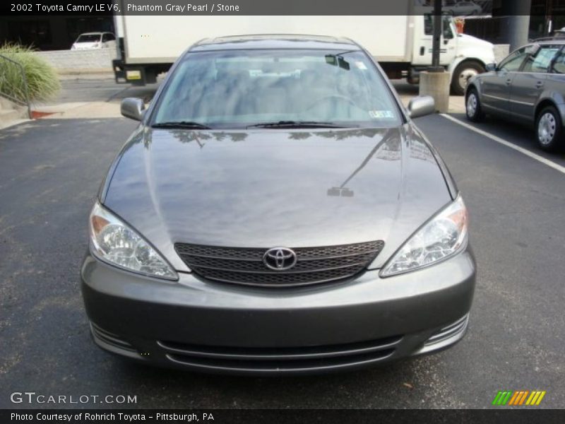 Phantom Gray Pearl / Stone 2002 Toyota Camry LE V6