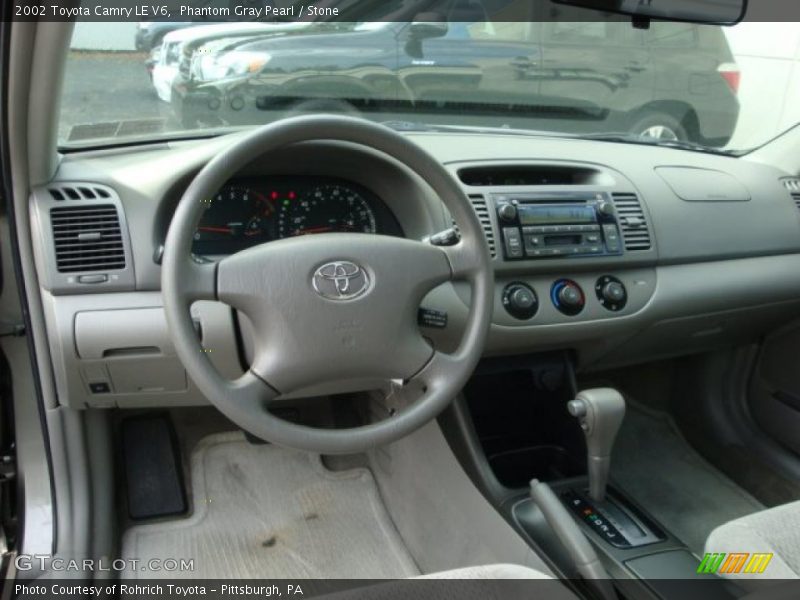 Phantom Gray Pearl / Stone 2002 Toyota Camry LE V6