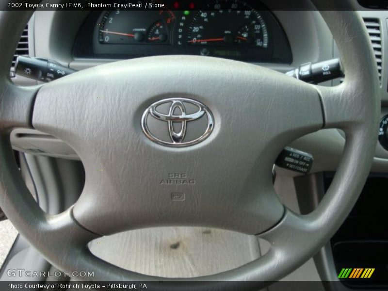 Phantom Gray Pearl / Stone 2002 Toyota Camry LE V6