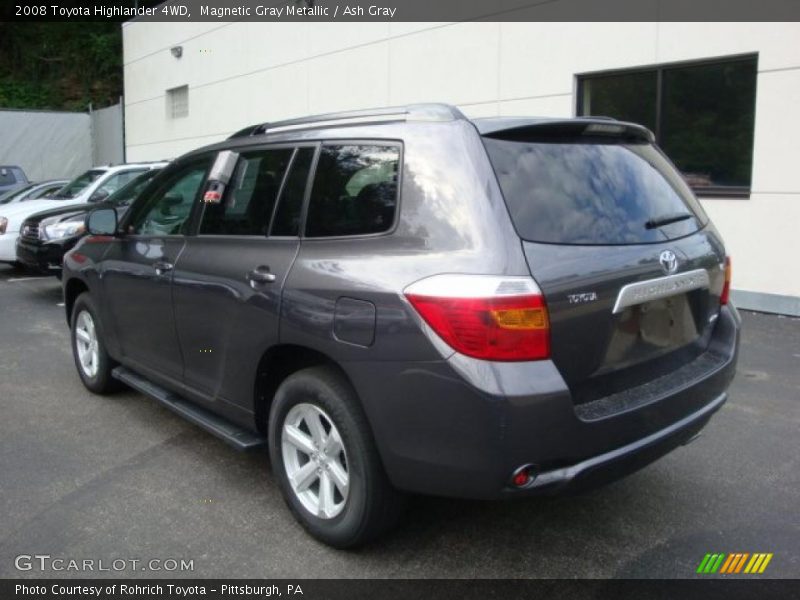 Magnetic Gray Metallic / Ash Gray 2008 Toyota Highlander 4WD