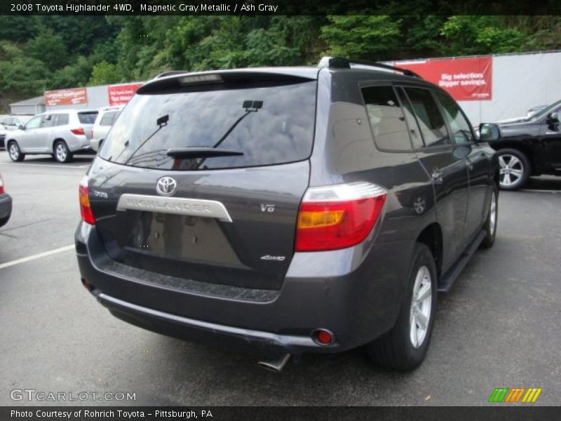 Magnetic Gray Metallic / Ash Gray 2008 Toyota Highlander 4WD