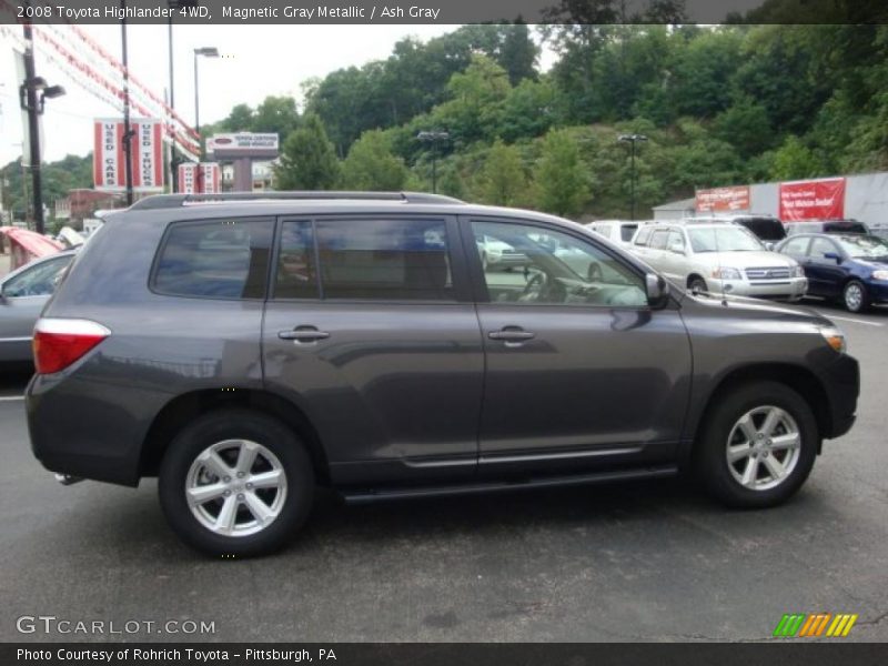 Magnetic Gray Metallic / Ash Gray 2008 Toyota Highlander 4WD