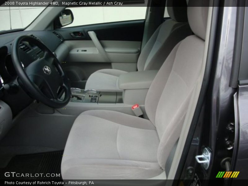 Magnetic Gray Metallic / Ash Gray 2008 Toyota Highlander 4WD