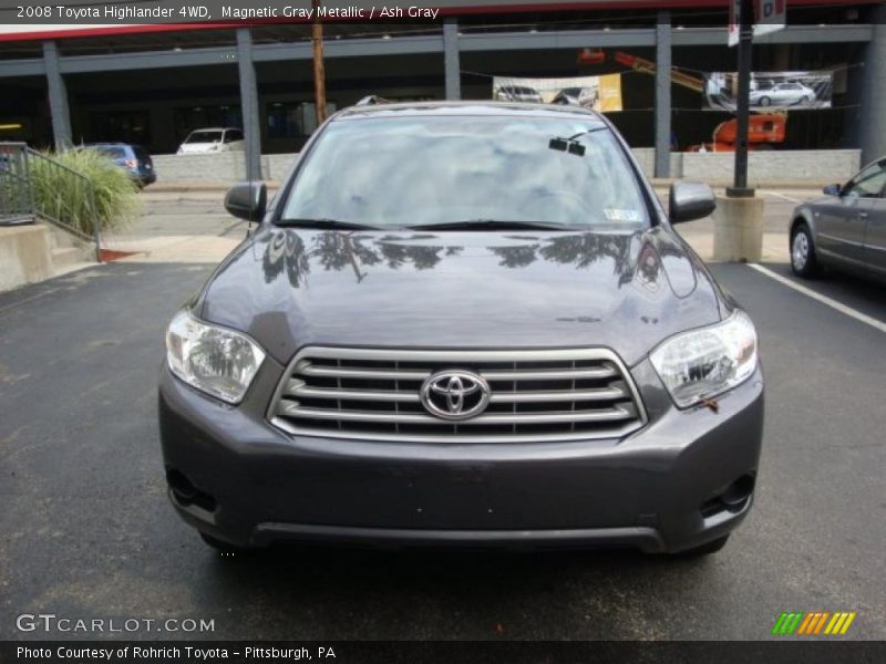 Magnetic Gray Metallic / Ash Gray 2008 Toyota Highlander 4WD