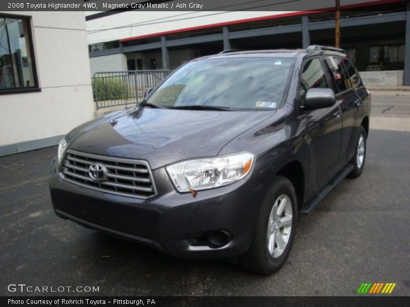 Magnetic Gray Metallic / Ash Gray 2008 Toyota Highlander 4WD