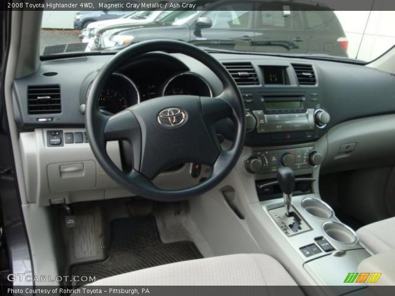 Magnetic Gray Metallic / Ash Gray 2008 Toyota Highlander 4WD