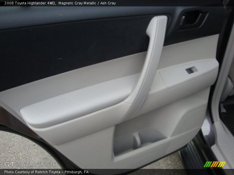 Magnetic Gray Metallic / Ash Gray 2008 Toyota Highlander 4WD