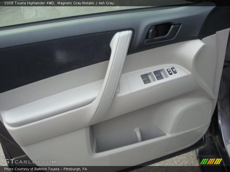 Magnetic Gray Metallic / Ash Gray 2008 Toyota Highlander 4WD