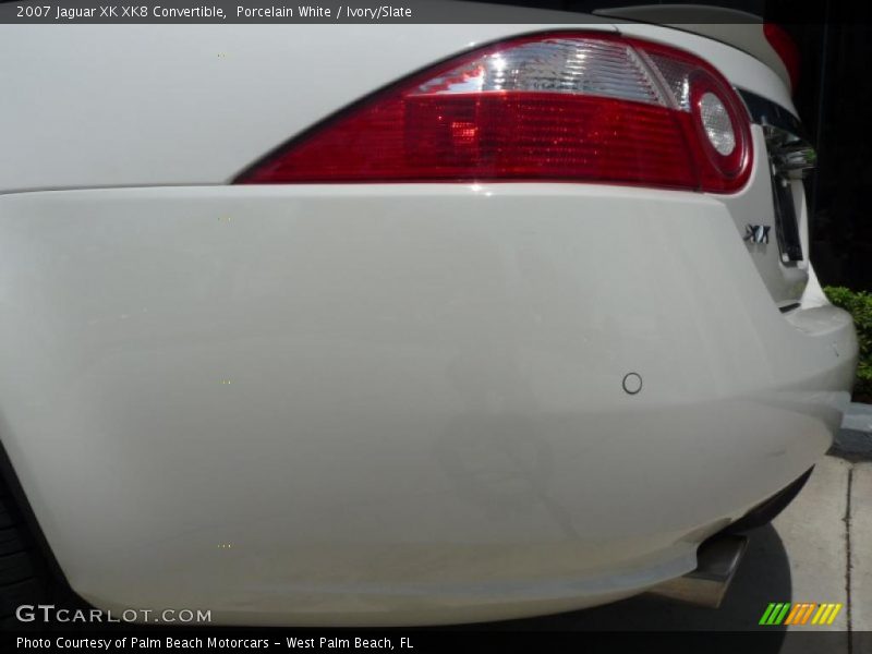 Porcelain White / Ivory/Slate 2007 Jaguar XK XK8 Convertible