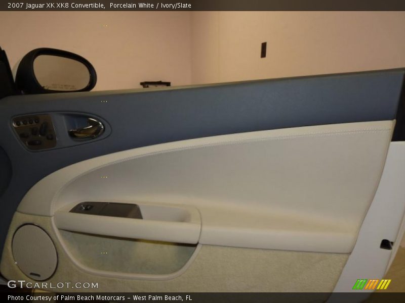 Porcelain White / Ivory/Slate 2007 Jaguar XK XK8 Convertible