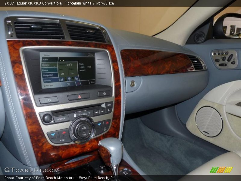Porcelain White / Ivory/Slate 2007 Jaguar XK XK8 Convertible