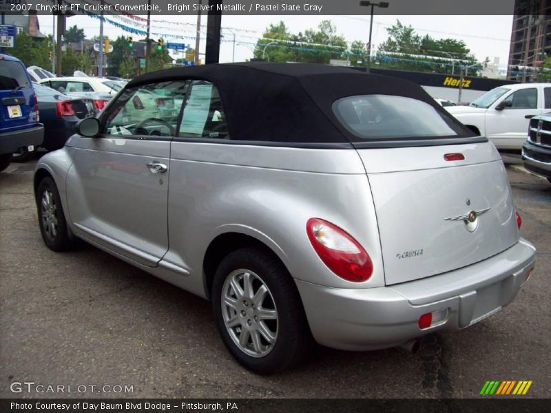 Bright Silver Metallic / Pastel Slate Gray 2007 Chrysler PT Cruiser Convertible