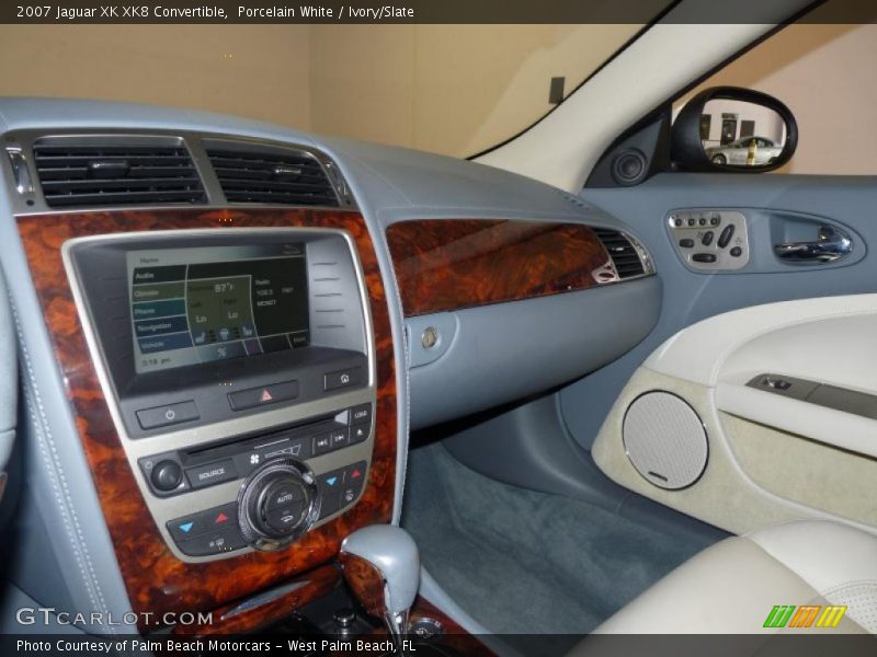 Porcelain White / Ivory/Slate 2007 Jaguar XK XK8 Convertible