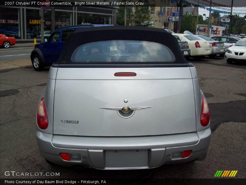 Bright Silver Metallic / Pastel Slate Gray 2007 Chrysler PT Cruiser Convertible