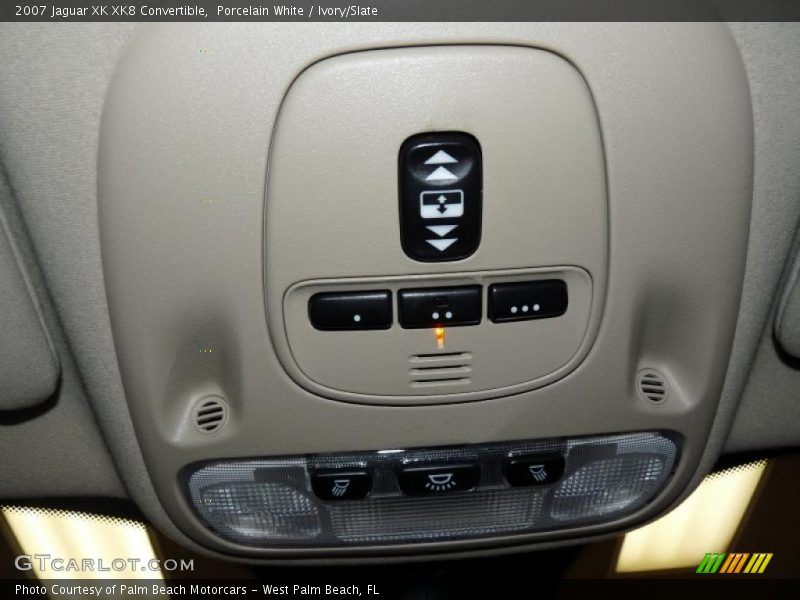 Porcelain White / Ivory/Slate 2007 Jaguar XK XK8 Convertible