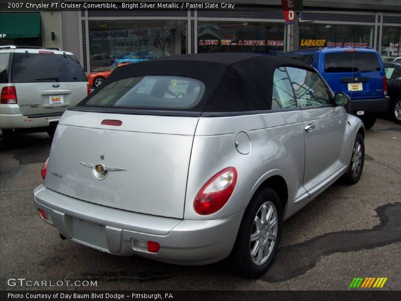 Bright Silver Metallic / Pastel Slate Gray 2007 Chrysler PT Cruiser Convertible