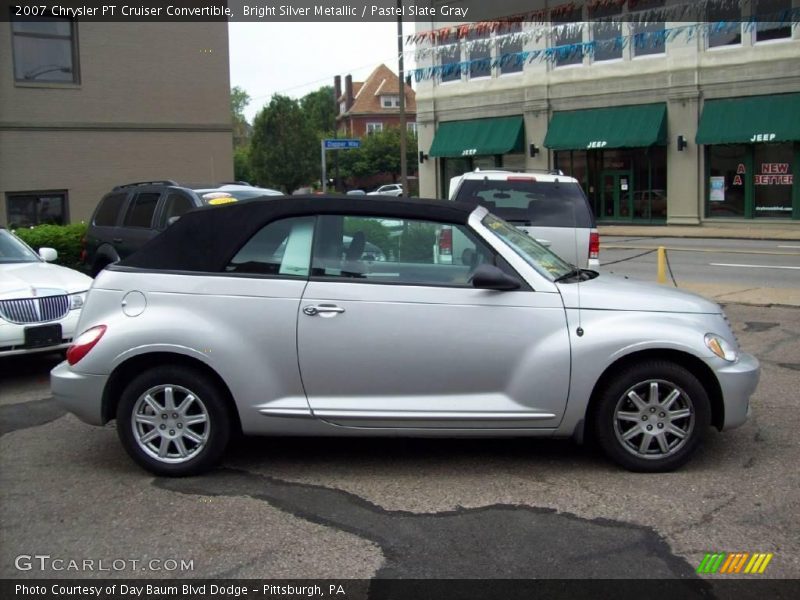 Bright Silver Metallic / Pastel Slate Gray 2007 Chrysler PT Cruiser Convertible