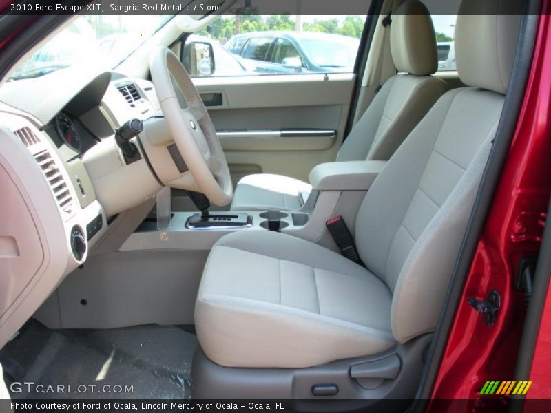 Sangria Red Metallic / Stone 2010 Ford Escape XLT