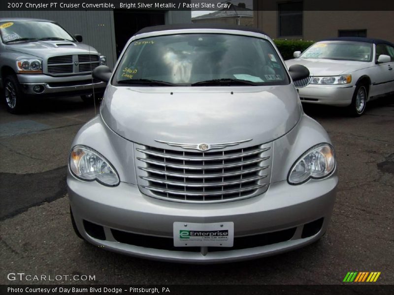 Bright Silver Metallic / Pastel Slate Gray 2007 Chrysler PT Cruiser Convertible