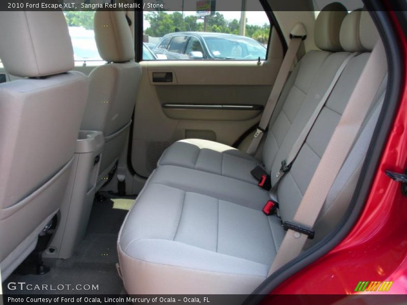 Sangria Red Metallic / Stone 2010 Ford Escape XLT