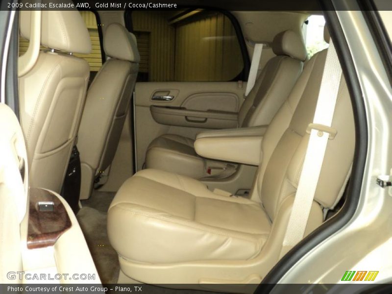 Gold Mist / Cocoa/Cashmere 2009 Cadillac Escalade AWD