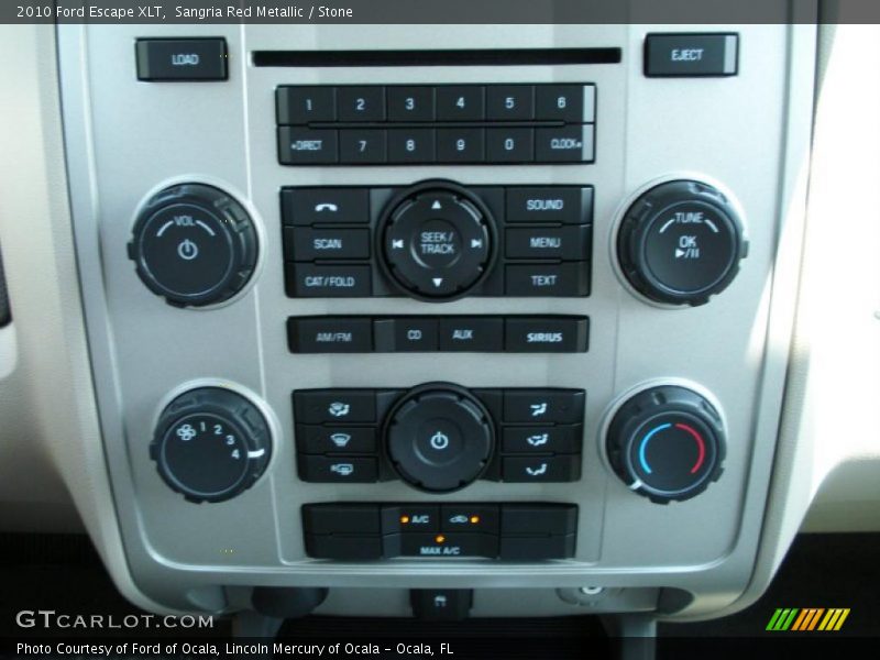 Sangria Red Metallic / Stone 2010 Ford Escape XLT