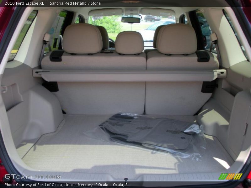 Sangria Red Metallic / Stone 2010 Ford Escape XLT