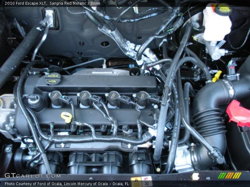 Sangria Red Metallic / Stone 2010 Ford Escape XLT