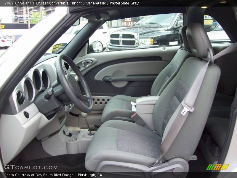 Bright Silver Metallic / Pastel Slate Gray 2007 Chrysler PT Cruiser Convertible