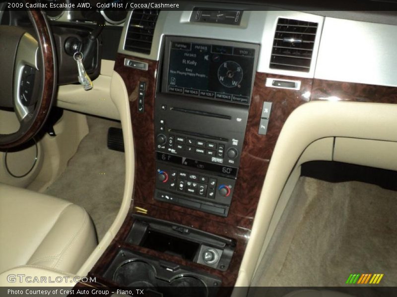 Gold Mist / Cocoa/Cashmere 2009 Cadillac Escalade AWD