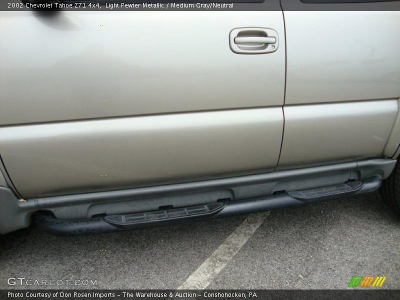 Light Pewter Metallic / Medium Gray/Neutral 2002 Chevrolet Tahoe Z71 4x4