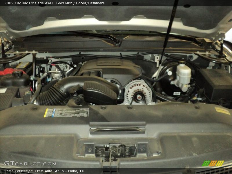 Gold Mist / Cocoa/Cashmere 2009 Cadillac Escalade AWD