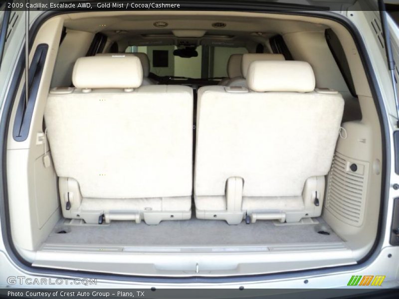 Gold Mist / Cocoa/Cashmere 2009 Cadillac Escalade AWD