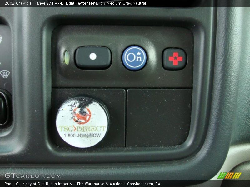 Light Pewter Metallic / Medium Gray/Neutral 2002 Chevrolet Tahoe Z71 4x4