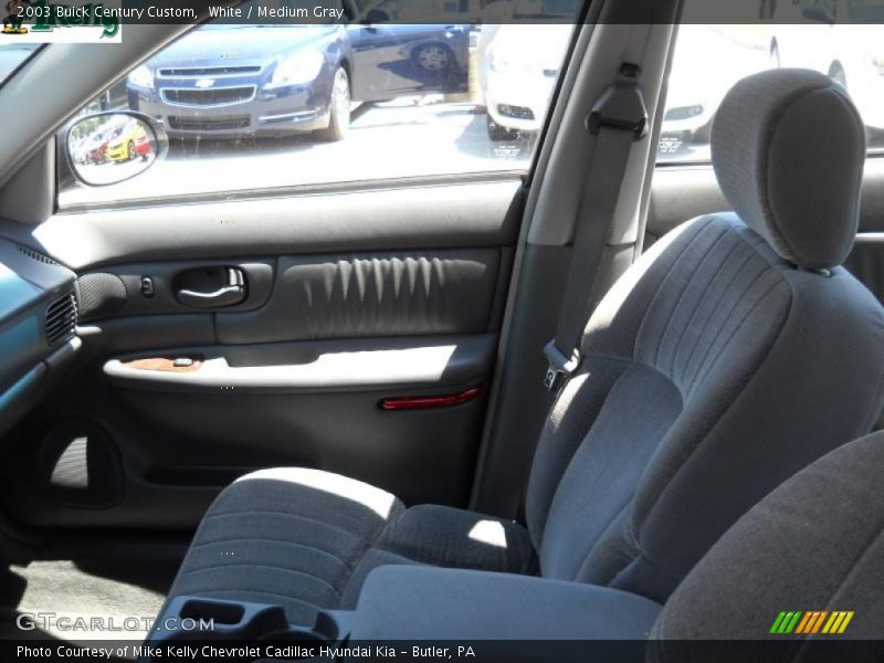 White / Medium Gray 2003 Buick Century Custom