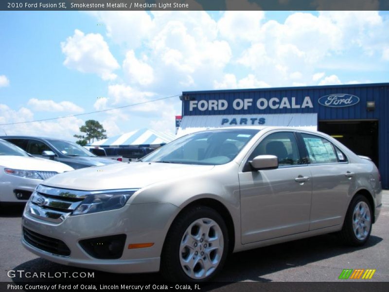Smokestone Metallic / Medium Light Stone 2010 Ford Fusion SE