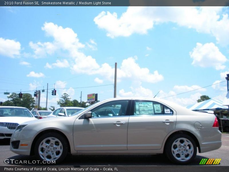 Smokestone Metallic / Medium Light Stone 2010 Ford Fusion SE