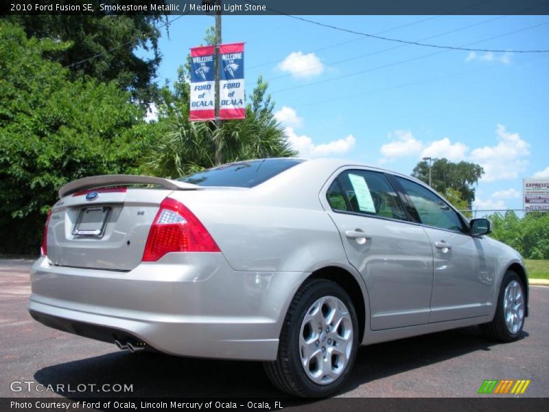 Smokestone Metallic / Medium Light Stone 2010 Ford Fusion SE