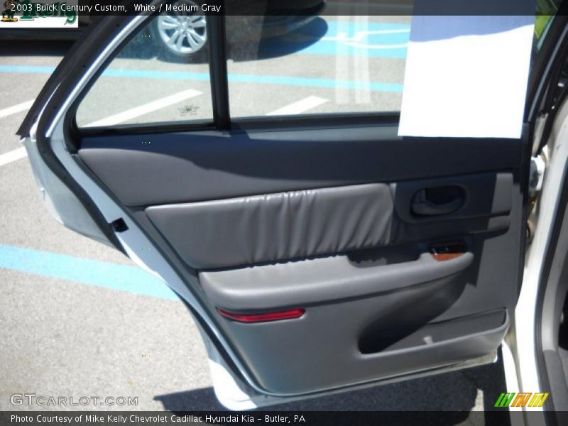 White / Medium Gray 2003 Buick Century Custom