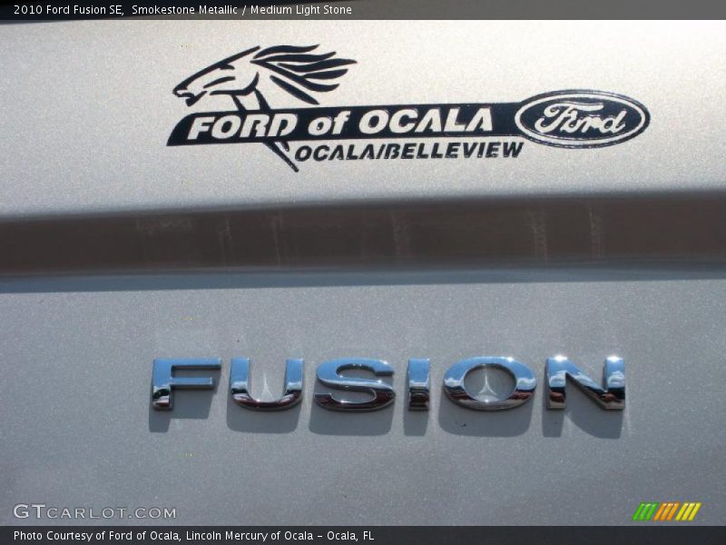 Smokestone Metallic / Medium Light Stone 2010 Ford Fusion SE