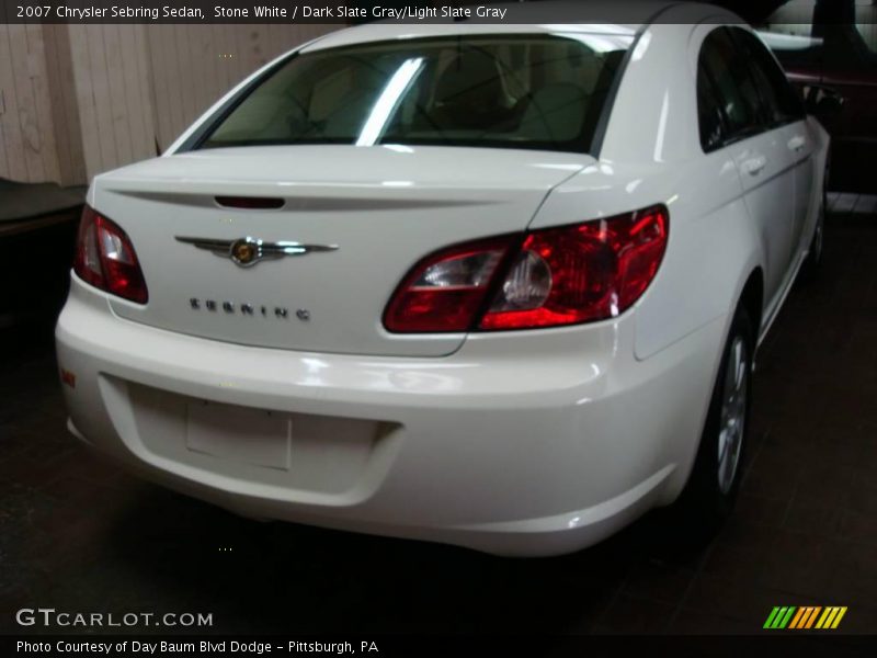 Stone White / Dark Slate Gray/Light Slate Gray 2007 Chrysler Sebring Sedan