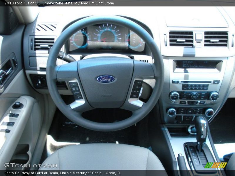 Smokestone Metallic / Medium Light Stone 2010 Ford Fusion SE