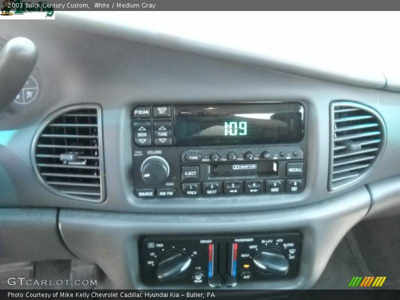 White / Medium Gray 2003 Buick Century Custom