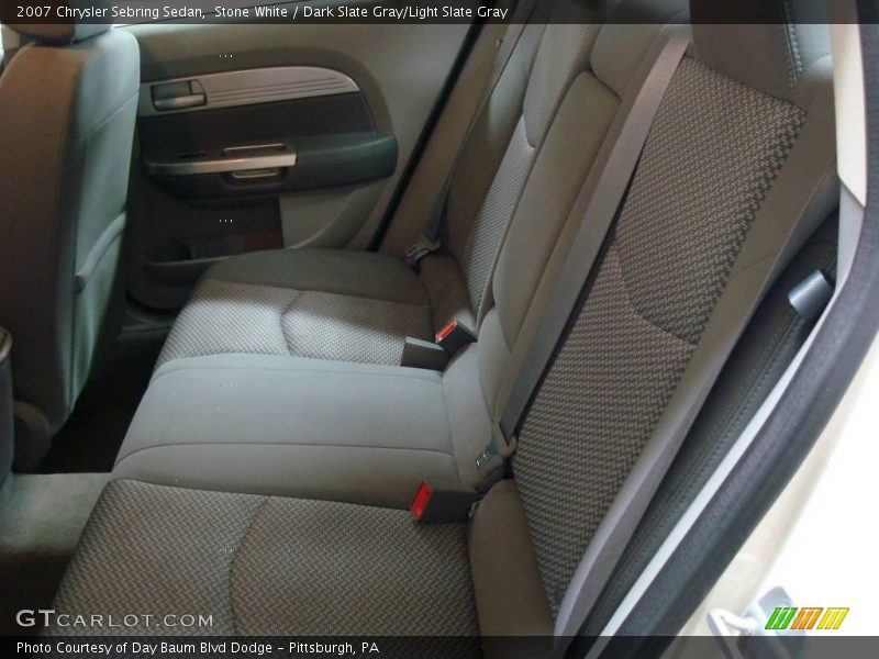 Stone White / Dark Slate Gray/Light Slate Gray 2007 Chrysler Sebring Sedan