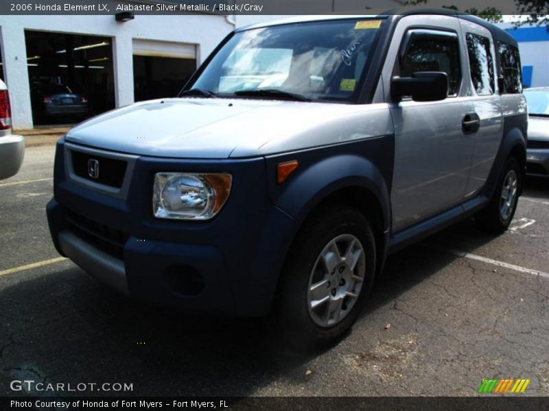 Alabaster Silver Metallic / Black/Gray 2006 Honda Element LX
