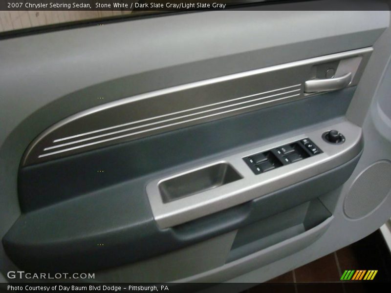 Stone White / Dark Slate Gray/Light Slate Gray 2007 Chrysler Sebring Sedan