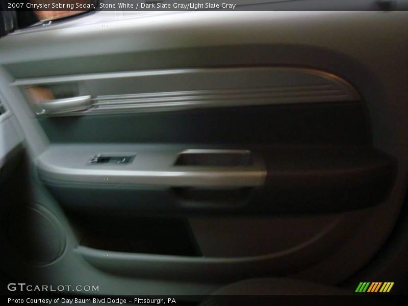 Stone White / Dark Slate Gray/Light Slate Gray 2007 Chrysler Sebring Sedan