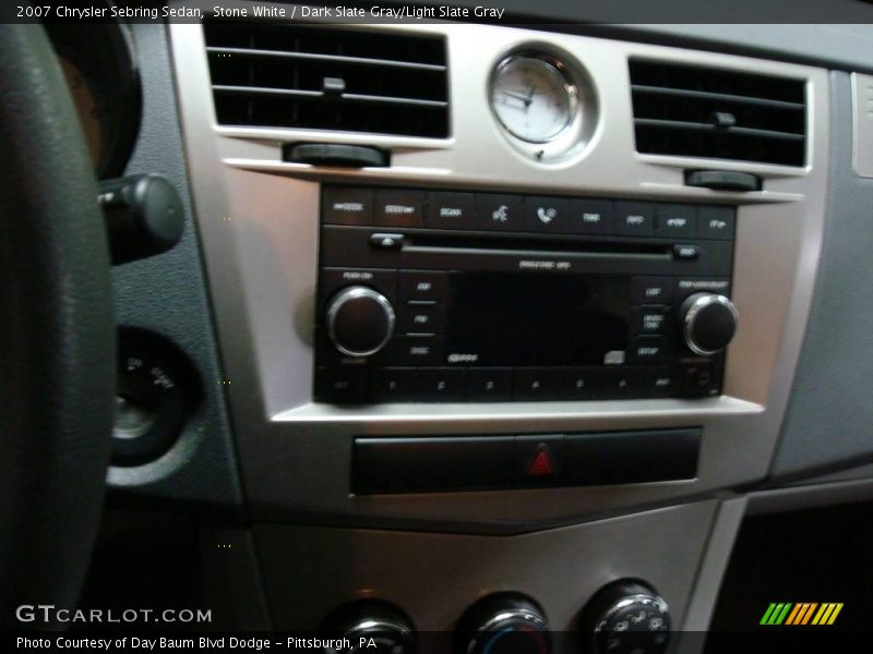 Stone White / Dark Slate Gray/Light Slate Gray 2007 Chrysler Sebring Sedan